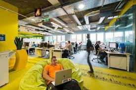 Google S New Office In Dublin Google Office Corporate Office Design Commercial Office Design