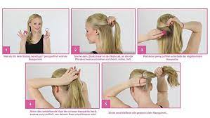 Pony Puffin Original Pink Puffiger Fulliger Pferdeschwanz Frisurenhilfe Haargadget Zopf Hilfe Haarstyling Tool Volumen Amazon De Bea Zopfe Pony Pferdeschwanz