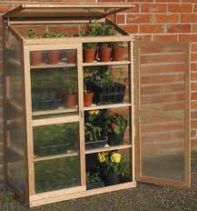 mini serre bois serre jardin jardins bricolage jardin