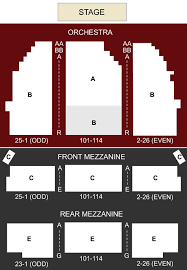 Ethel Barrymore Theatre Seating Chart Seating Chart