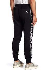 Puma Synthetic En Noir T7 Track Pants In Black For Men Lyst