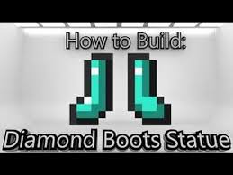 Diamond armour leggings and boots. Minecraft Tutorial Diamond Boots Pixel Art Youtube