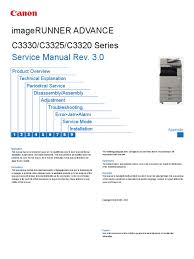 Sélectionnez dans la liste de pilote requis pour le téléchargement pilote canon i550 pour windows 7. Canon Printer Service Manual Imagerunner Advance C3325 Series Backup Electronic Circuits