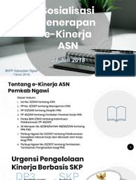 Pengaruh motivasi kerja terhadap kinerja pegawai di upt dinas pendidikan kec gerih kabupaten ngawi. Sosialisasi E Kinerja Pdf