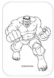 Desenho Do Hulk Para Colorir 29