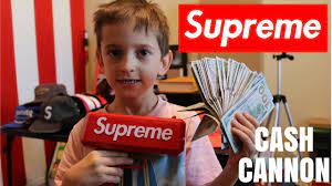Товар 2 supreme new york money gun cash cannon brand new 100% authentic ss17 box logo 2. 5 000 In A Supreme Cash Cannon Money Gun Ballin Youtube