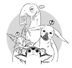 Im Area I Luv All The Creatures In Last Jedi Star Wars Drawings Star Wars Art Star Wars Fandom