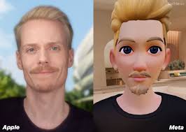 My Apple vs Meta Avatar. Crazy how far tech has come!