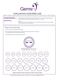 sample ring size chart edit fill sign online handypdf