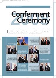 act CONFERMENT CEREMONY