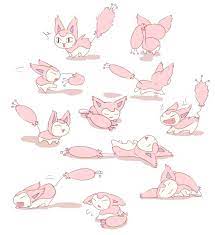 Cherrimut Skitty Is Very Pink And I Want Like 100 Of Them Pokemon Skitty Cat Pokemon Pokemon