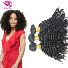 Malaysian Virgin Afro Kinky Curly Human Hair Extension