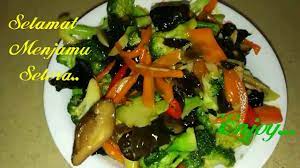 Kalau letak cendawan dan suhun pun best. Sayur Brokoli Goreng Cendawan Stir Fry Broccoli With Mushrooms By Linda Hussin Youtube