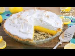 Homemade Lemon Meringue Pie Friday Night Supper Club Youtube Lemon Meringue Pie Meringue Pie Lemon Meringue