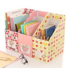 3pcs Lot Creative Diy Desktop Magazine File Holder Paper Desk Organizer Box Office Books File Sorting Box Booken Desk Organization Diy Diy Box Diy Organization