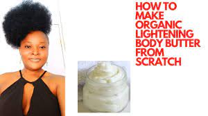 Most of the time we forgot that the lightening cream and lotion we use removes the outer layer of our skin and makes the skin thinner and showing green veins which we don't like, and that is why it's very. How To Make Organic Skin Lightening Body Butter Diy Lightening Body Butter Whitening Body Butter Youtube