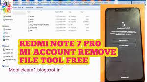 Eliminar pantalla activate this device xiaomi mi account mediante unlock code y device account id. Gsm Repair Redmi Note 7 Pro Mi Account Remove Tool File Free Download Frp User Lock
