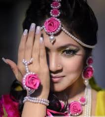 Flower Mehndi Jewellery Flower Jewellery Floral Jewellery Fresh Flower Jewelry