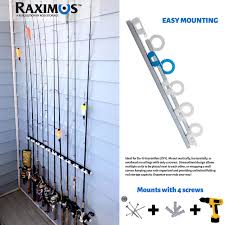Test is out and fish some more. Raximus Adjustable Fishing Rod Rack Modular Rod Storage Horizontal Vertical Or Ceiling Mounted Rod Organizer One Size Sandy White Buy Online At Best Price In Uae Amazon Ae