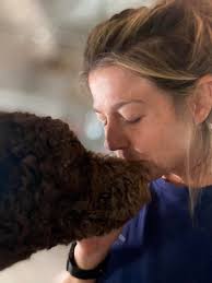 Sweet Maddie recently had her grooming session!! She has the kindest soul  and the most lovable personality! I always love her visits either for  boarding or grooming! #goldendoodle #sweetpuppylove