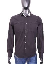 Details About Calvin Klein Mens Shirt Tailored Black Size S