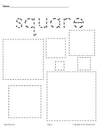 12 Shapes Tracing Worksheets Shape Tracing Worksheets Tracing Worksheets Preschool Shape Worksheets For Preschool