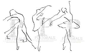 Ballet Dancer Ballerina Clipart Black And White 3 Ballet Dancers Line Art Eps File Vector And Jpeg Png Etsy Ballet Dancers Line Art Dancer Tattoo