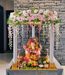 Pin On Ganpati Decoration Ideas