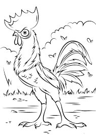 Mewarnai gambar sketsa hewan ayam 1. Gambar Ayam Untuk Mewarnai Mewarnai Gambar