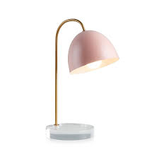 Glam Pink And Gold Table Lamp Reviews Crate And Barrel In 2020 Gold Table Lamp Pink Table Lamp Pink Desk Lamps