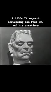 A clip from Art Baker's You Asked For It showcasing masks from Don Post  Studios 🎃, ., .., ., .., ., #frankenstein #50s #1950s #october #autumn  #falltime #halloweendecorations #donpoststudios ...