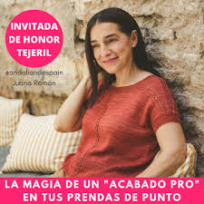 Clase Magistral "La magia de un acabado PRO en tus prendas de punto a dos  agujas" con Juana Román