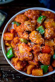 Sweet and sour chicken hong kong style, the chicken is fried in chunks & mixed with the sweet n sour as well as the usual peppers etc. Sweet And Sour Chicken Nicky S Kitchen Sanctuary