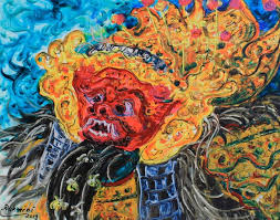 Lukisan karya vincent van gogh beserta keterangan dan. Artist Affandi Koesoema Cierbon West Java 1907 1990 Was A Painter Aka Maestro Painting Indonesia