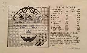 11 x 8 pumpkin pie is stitched on 30 ct. Autumn Basket By The Cricket Collection Xs4 Cross Stitch Floss Holiday Cross Stitch Halloween Cross Stitch Patterns