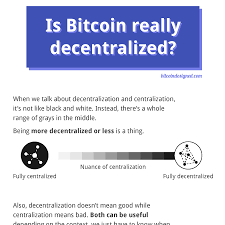 Yes, a bitcoin exchange or web wallet is centralized, but you can always trade coins with a friend directly over the blockchain, or store it in a local wallet, without the permission of any third party. Bitcoin Designed