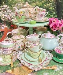 A Selection Of Garden Greens From Our Luxury High Tea Hire Collection I M Told Garden Greens Are Very Good For You High Tea Tea Party Bridal Shower Tea