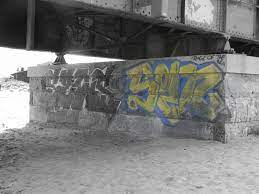 Bridge Graffiti Hampton Beach Nh Hampton Beach Photo Digital Photography