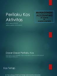 Namun, terdapat beberapa asumsi pada analisis regresi yang harus dipenuhi dalam melakukan estimasi dengan metode kuadrat terkecil. Chp 3 Perilaku Kos Aktivitas