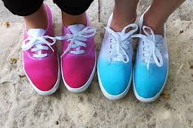 Don't miss out on our tie dye shoes sale today! Diy Dip Dyed Shoes Mint Sprinkles