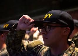U.S. Navy boot camp graduation ceremony