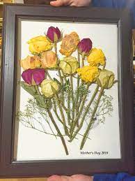 Flower pressing is very simple, and with a little bid of mod podge, they can be preserved to almost anything. How To Preserve Roses Forever This Sunny Life Dried Flowers Diy Pressed Flower Art Picture Frames How To Preserve Flowers