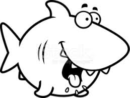 Hungry Cartoon Shark Stock Photos Vectorhq Com