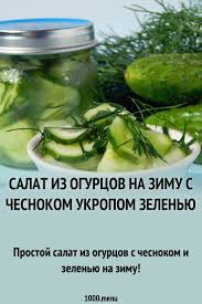 салат из огурцов с укропом и чесноком на зиму Salat Iz Ogurcov Na Zimu S Chesnokom Ukropom Zelenyu Recept S Foto Poshagovo Recept Salat Iz Ogurcov Salaty Recepty