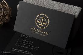 Black And Gold Id Card Design Classic Modern Black Duplex Attorney Business Card Template Master Law Rockdesign Lawyer Business Card Free Business Card Templates Attorney Business Cards