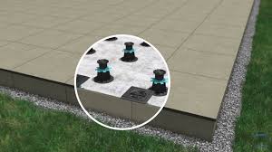 Plot terrasse pour lambourde réglable 140/230 mm jouplast a l'unite. Finition Terrasse Sur Plot Jouplast Youtube