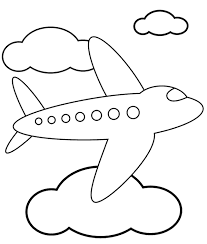 Ucak Boyama Sayfasi Okuloncesitr Preschool
