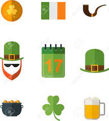 Its time for you to know all about the symbols that represent st patty's day and hence, understand their importance in our lives altogether. Set Of Flat St Patrick S Day Symbols Eps 10 Royalty Free Cliparts Vectors And Stock Illustration Image 52213649