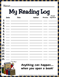 Google Image Result For Http Www Countryclipart Com Readinglogs Myreadinglog6 Reading Log Printable Reading Homework Reading Logs