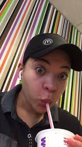 Malia Eats Mcdonalds